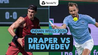 Kontroversi “Hindrance” Warnai Duel Sengit Medvedev vs Draper