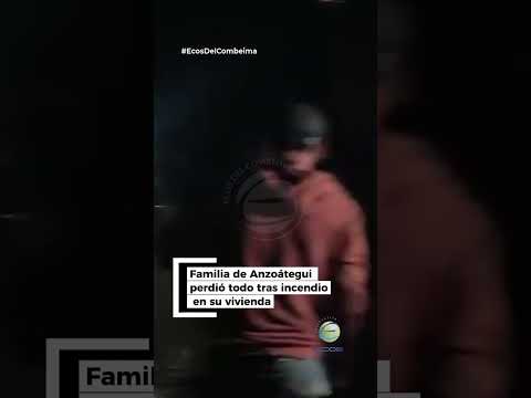 Un lamentable incendio dejó a una familia de la vereda Balcones, en #Anzoátegui, sin vivienda