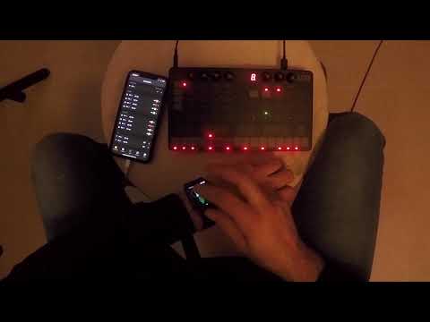 MidiWrist controlling the IK Multimedia UNO synth