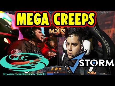 "MEGA CREEPS" BEASTCOAST VS J.STORM | GAME 2 | MDL CHENGDU MAJOR 2019 | DOTA 2
