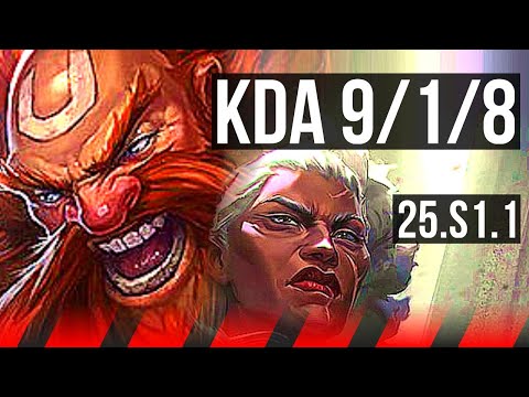 GRAGAS vs AMBESSA (TOP) | 9/1/8, Dominating | NA Master | 25.S1.1