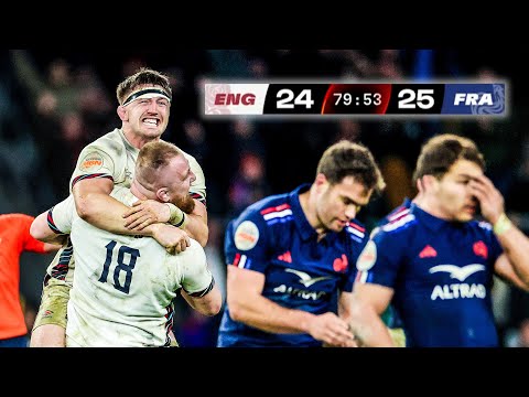 MUST SEE MOMENTS! The final 8 minutes from the 2025 clash between England and France!