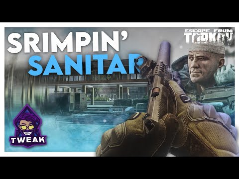 HOW TO KILL SANITAR USING ONLY A SR1MP PISTOL | Escape from Tarkov Shoreline Raid Highlight | TweaK
