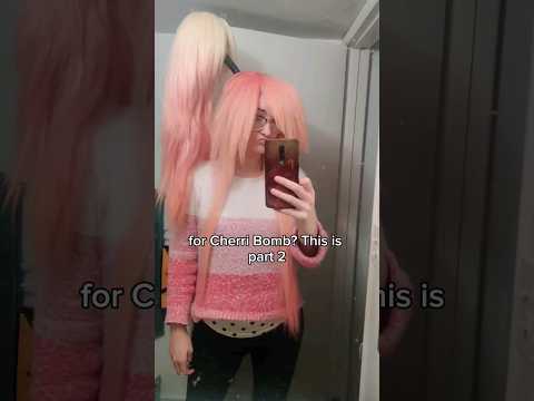 Cherri Bomb wig tutorial #cherribomb #hazbinhotel #hazbinhotelcosplay #cosplay #cosplaytutorial