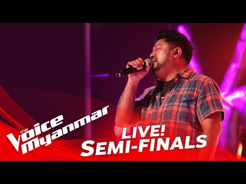 Ngwe Soe: "တစ္ေန႔ေန႔" - Live Semi-Final - The Voice Myanmar 2018