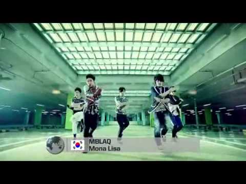 110826 • MBLAQ "Mona Lisa" MV @ Especial Top Mundi: Top Ásia