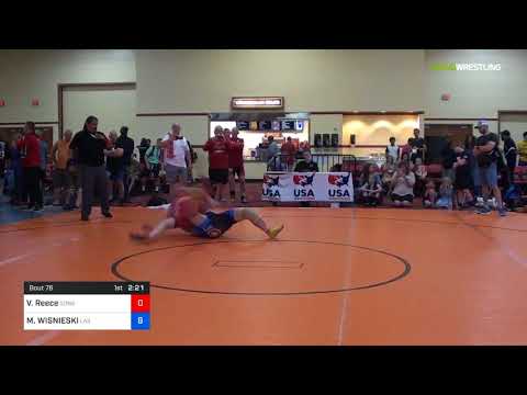 2018 Marine Corps US Open/Masters C Greco Roman 88 Semis - Vincent Reece (Sons) Vs. MARIUSZ WISNIE