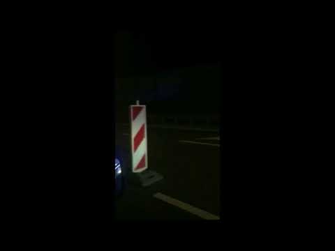 Pożar mercedesa na S17 wideo nr 2