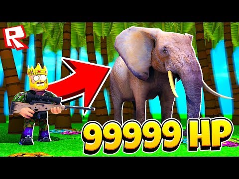 ОХОТА НА ГИГАНТСКИХ ЖИВОТНЫХ! ROBLOX