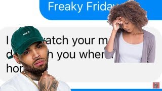 Chris Brown and Lil Dicky - Freaky Friday Lyric Prank On Mom (Gone TOO Far)