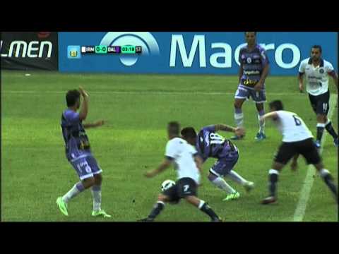 Roja para Díaz. Independiente RM 0 - V. Dálmine 0. Fecha 1. B Nacional 2016. FPT.