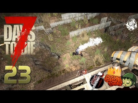 7 Days To Die Hirnsturz-Bande S01E23 - Horde Horde in der Nacht... [Let´s Play][Deutsch][German]