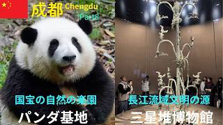 【パンダ基地＆三星堆観光】《国宝の自然の楽園と長江流域文明の源》ジャイアントパンダと古蜀文化を巡る旅