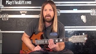 New FU MANCHU "Anxiety Reducer" guitar lesson video for PlayThisRiff.com
