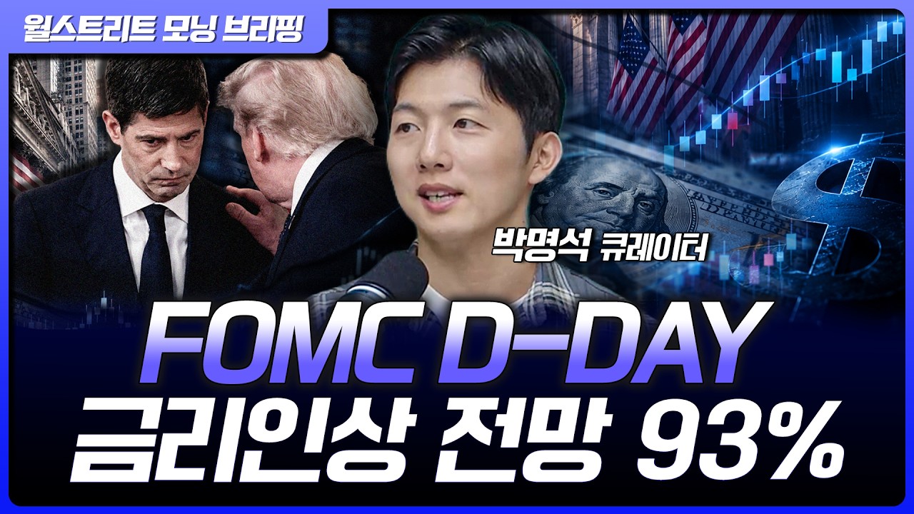 FOMC 금리인상 기정 사실화?…하루 전 잔뜩 움츠린 뉴욕증시 [월가 뉴스레터]