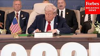 BREAKING NEWS: President Trump And World Leaders Sign Historic Gaza Ceasefire Deal In Egypt