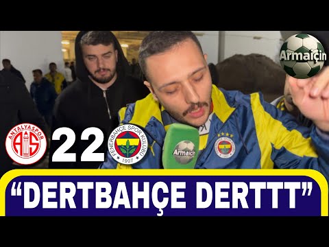 “ŞAMPİYONLUK GİTTİ”|”BEŞİKTAŞ ONLARI YENECEK”|UMUDUMUZ KALMADI”|Antalyaspor 2-2 Fenerbahçe| Armaiçin