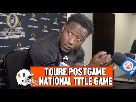 Mohamed Toure on Miami's Loss to Indiana in National Championship Game | Postgame Press Conference