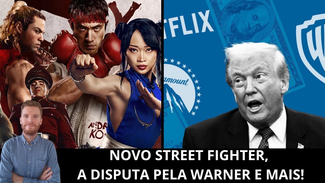Ao vivo: Street Fighter, Trump e a venda da Warner, o prólogo de A Odisseia e mais!