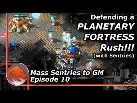 StarCraft 2: I Got Planetary Fortress RUSHED!