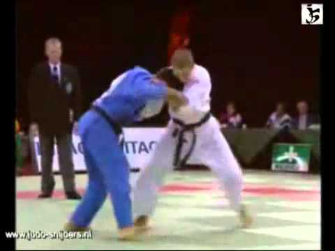 JUDO 1999 World Championships: Larbi Benboudaoud (FRA) - Mindaugas Simenas (LTU)