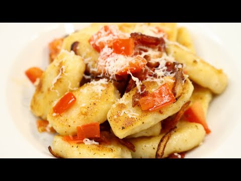 HOMEMADE POTATO GNOCCHI RECIPE | + Bacon, Cheese, Sour Cream | MOORE APPROVED