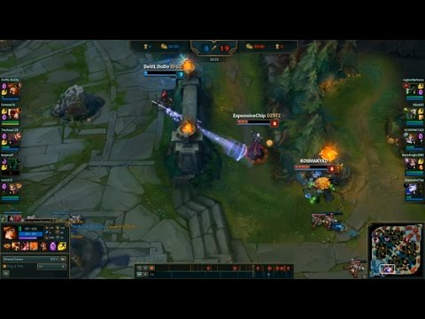 League of Legends - URF/Ashe vs MF (no vision)