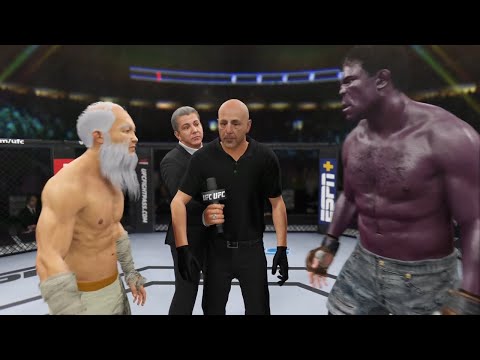 UFC 4 - Old Bruce Lee vs. Purple Hulk - Original Fighters