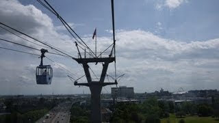 preview picture of video 'Cologne Cable Car -  Seilbahn Station Zoo'