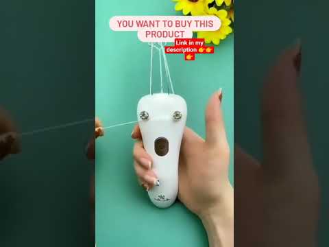 Eyebrow Face and Body Hair Threading and Removal System, Tweezers for Women Buy link in description☝