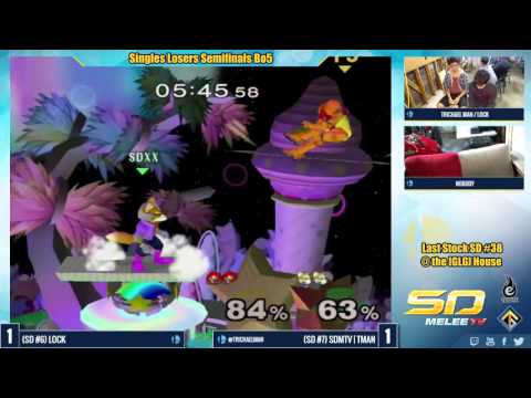 Last Stock SD #38 Singles LSF: Lock vs. SDMTV | Trichael Man - SSBM