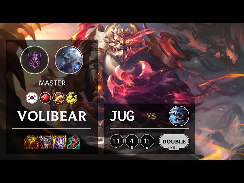 Volibear Jungle vs Talon - KR Master Patch 11.22