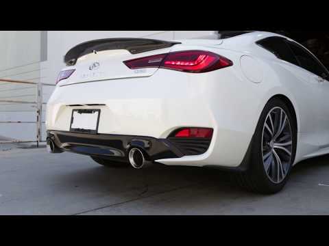 Tanabe Medalion Touring Exhaust - 2017 Infiniti Q60 3.0t RWD