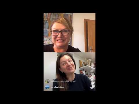 Mariana Vasileva in Aerobic5 Chat&Coffee with Cristina Casentini. First medals after COVID lockdown.