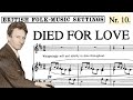 Grainger: Died for Love | Score