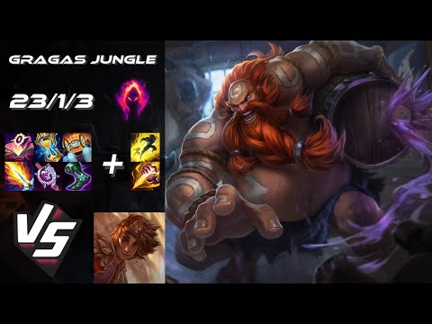 JUNGLE Gragas vs Taliyah - EU Grandmaster