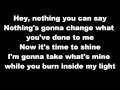 Mercy Drive - Burn In My Light [Lyrics] 