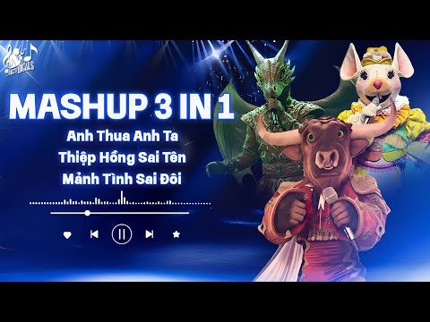 MASHUP 3 IN 1 | ANH THUA ANH TA x THIỆP HỒNG SAI TÊN x MẢNH TÌNH SAI ĐÔI | MASHUP Ca Sĩ Giấu Mặt
