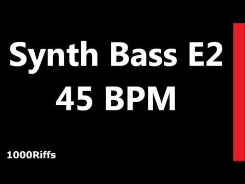 Synth Bass Metronome E2 : 000 BPM : Beats Per Minute