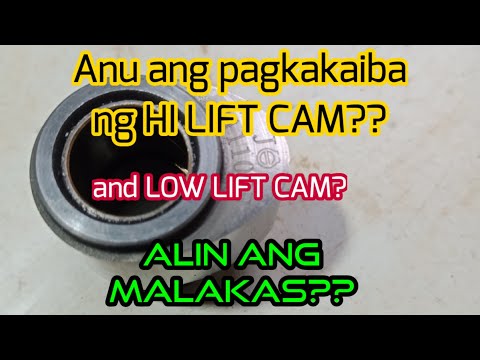 CAM COMPARISON [Hi & Low lift]
