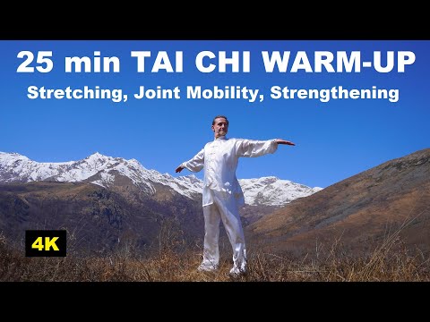 25 MIN TAI CHI WARM UP for COMPLETE FITNESS - Stretching, Joint Mobility and Strengthening