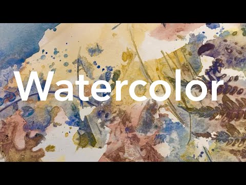 10 Minute Watercolor Exercises to Loosen Up - Beginner Friendly