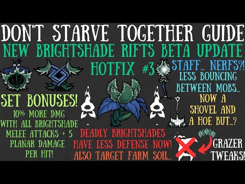 (BAD?) Taking Root Update Hotfix #3 - Weapon Nerfs & More... - Don't Starve Together Guide