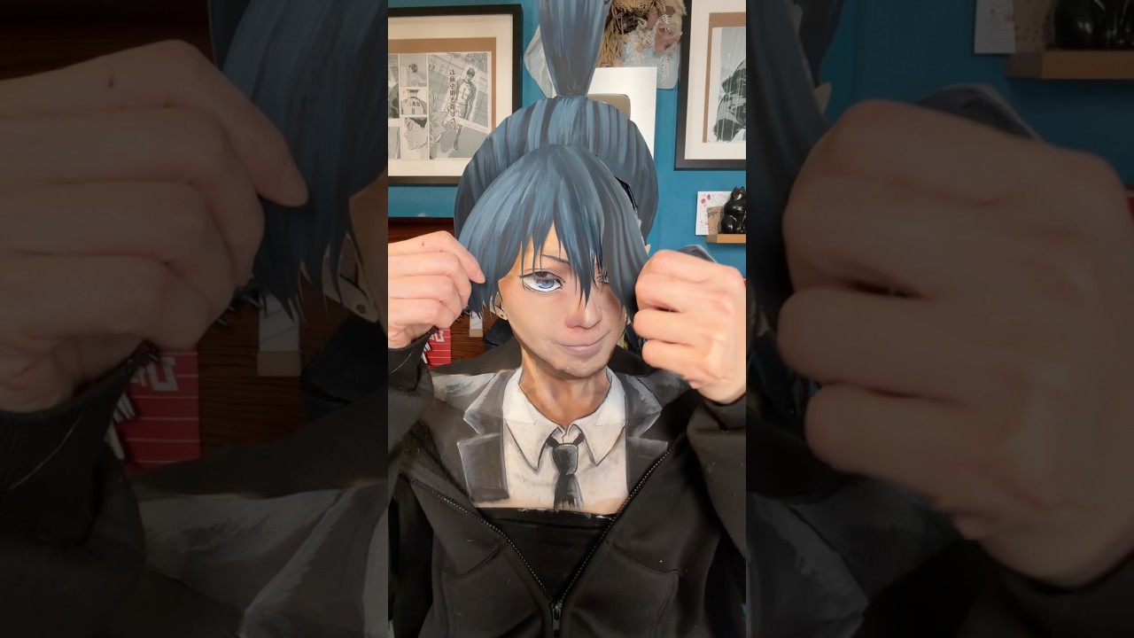 アキくんのメイク落とし#チェンソーマン #chainsawman #animemakeup #アニメメイク #メイク落とし #makeupremover #anime #アニメキャラ