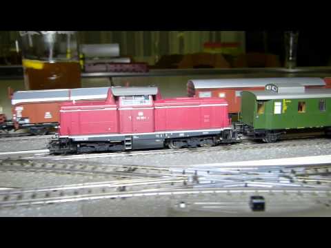 18. Stummi-Treff WN,  22 - BR 212 105-1, Märklin 37000 mit Telex Kupplung vor kurzem Güterzug