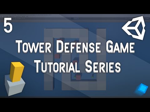 [Unity3D] Tower Defense Game Tutorial Series - 5 - Turret Shooting 1/2