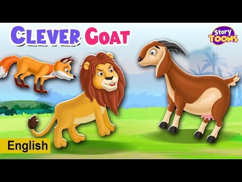 Clever Goat & Silly Lion Story l English Moral Story l StoryToons TV - English