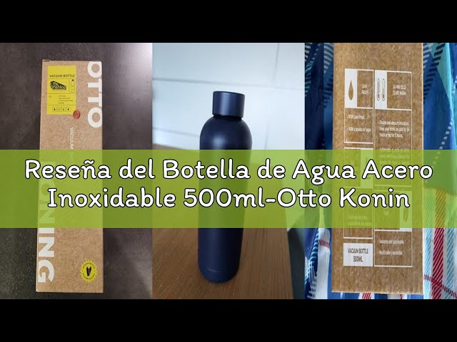 Vídeo relacionado con Otto Koning Botella Agua Acero Inoxidable 750ml | Termo Café para Llevar 16h Frío 10h Calor | Cantimplora Térmica Deporte, Gimnasio, Oficina | Antigoteo, BPA Free, Doble Pared Aislada