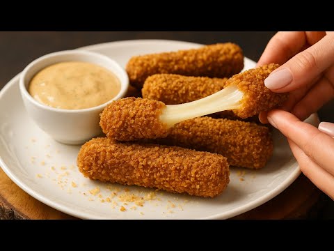Crispy Mozzarella Cheese Sticks | The Ultimate Fried Cheese Snack Recipe!
