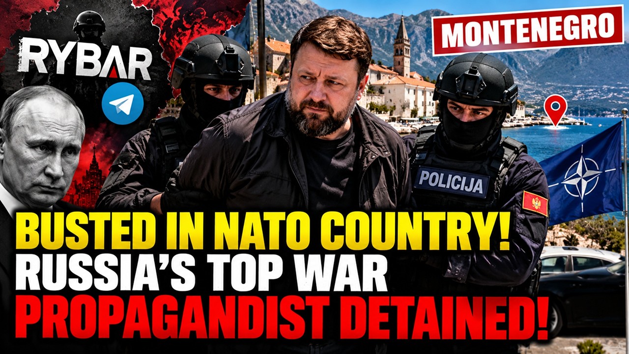 BUSTED IN NATO COUNTRY! RUSSIA'S TOP WAR PROPAGANDIST DETAINED IN MONTENEGRO! || 2026